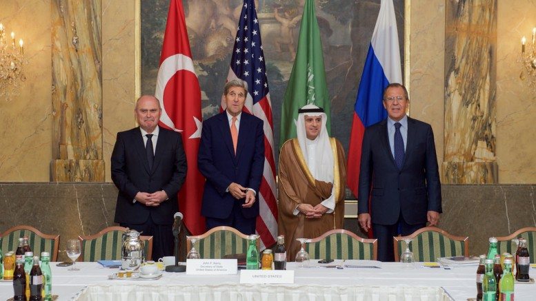 ΣΥΡΙΑ: Οι ΥΠΕΞ ΗΠΑ,Ρωσίας,Σαουδικής Αραβίας και Τουρκίας διαφωνούν για Άσαντ