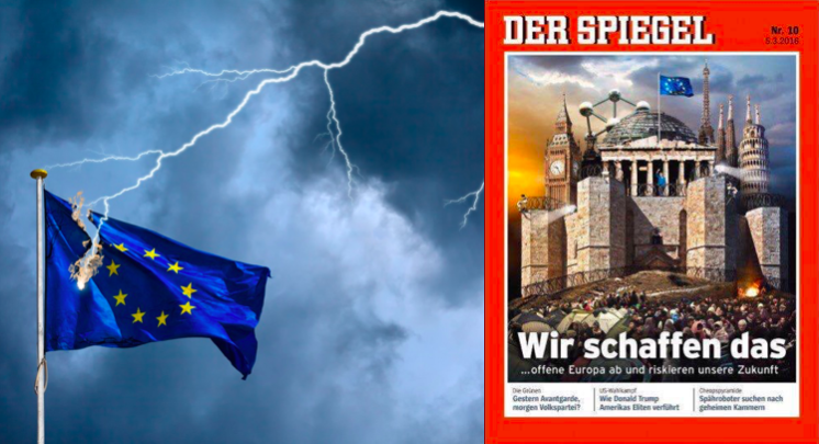 Το εξώφυλλο του Spiegel για την Ευρώπη 