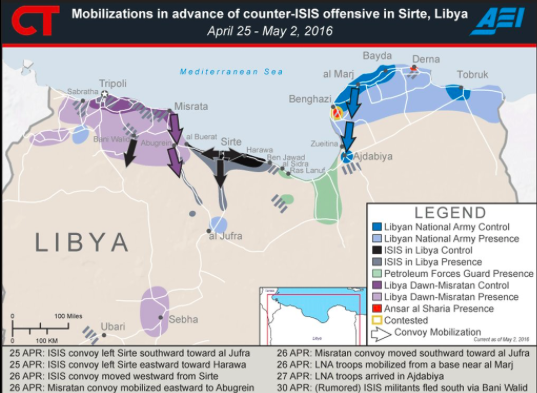 Αισιοδοξούν οι ΗΠΑ για ήττα των τζιχαντιστών στη Σύρτη της Λιβύης