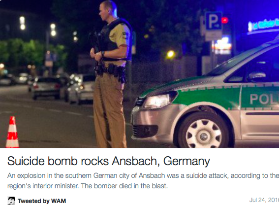 Σύρος ο υπαίτιος της έκρηξης στη Γερμανία! Είχε απορριφθεί η αίτηση ασύλου του