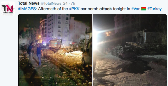 Έκρηξη στην επαρχία Βαν στην Τουρκία με 3 νεκρούς και 40 τραυματίες