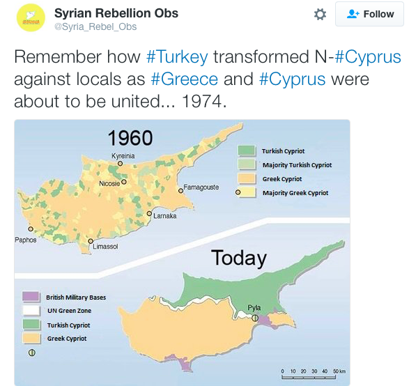 Ψευδοκράτος στην Συρία όπως και στην Κύπρο φτιάχνει ο Ερντογάν!
