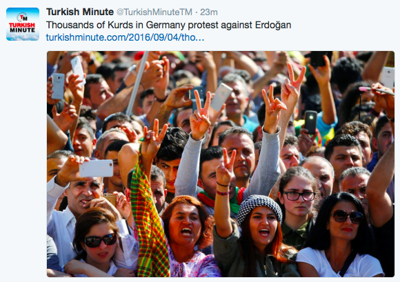 Ο Ερντογάν σκοτώνει Κούρδους οι Γερμανοί τους κυνηγούν κι αυτοί διαδηλώνουν!