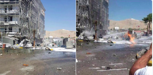 Ισχυρή έκρηξη στην πόλη Βαν της Τουρκίας με πολλούς τραυματίες! Βίντεο