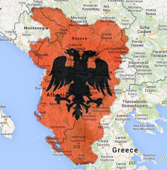 Ερώτηση στη Βουλή για τους αλυτρωτικούς χάρτες των Αλβανών