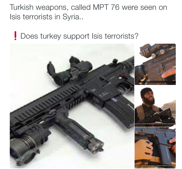 Με τουρκικά όπλα οι δήμιοι τζιχαντιστές που έκαψαν τους Τούρκους στρατιώτες;