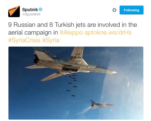 Ρώσοι και Τούρκοι βομβάρδισαν για πρώτη φορά ΜΑΖΙ από αέρος στόχους στη Συρία!
