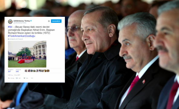 Ένα μήνυμα της πρεσβείας των ΗΠΑ στην Τουρκία ανάβει φωτιές και δημιουργεί συνειρμούς