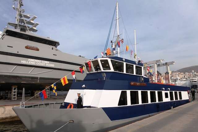 Το βίντεο από την τελετή ονοματοδοσίας του νέου Βοηθητικού σκάφους βάσης του ΠΝ