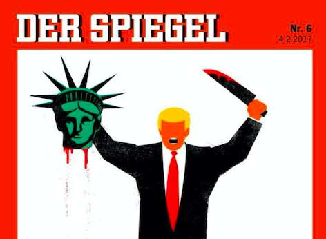 Ο Τράμπ αποκεφαλίζει το Άγαλμα της Ελευθερίας στο εξώφυλλο του Der Spiegel