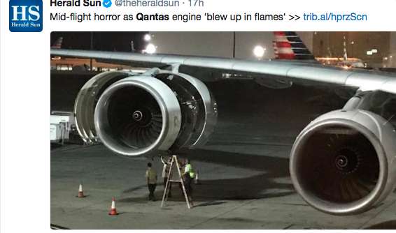 Αγωνία στον αέρα για επιβάτες πτήσης της Qantas