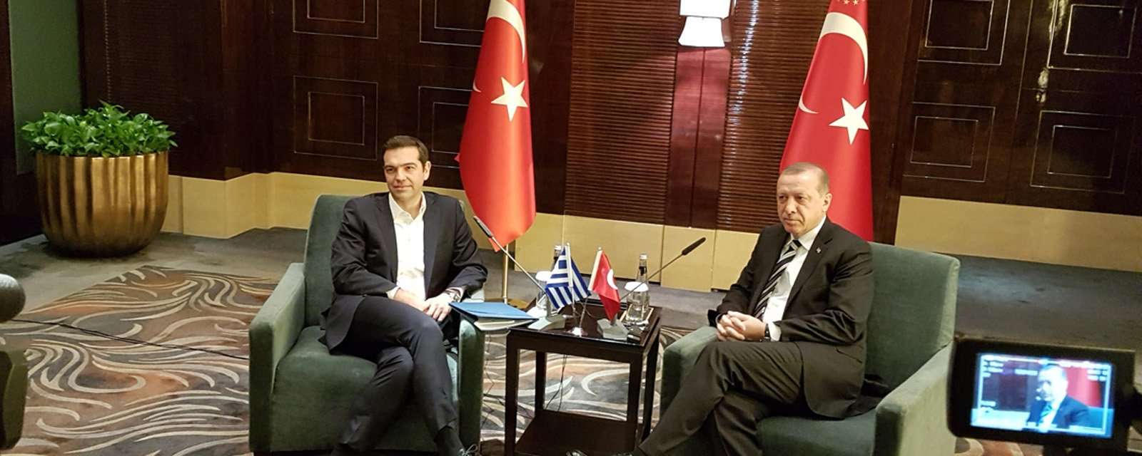 Περίεργη δήλωση Ερντογάν για τη Λωζάνη στη συνάντηση με Τσίπρα