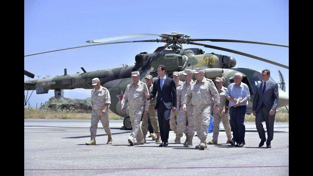 Εμφάνιση Άσαντ στη ρωσική αεροπορική βάση Χμέιμιμ! ΒΙΝΤΕΟ