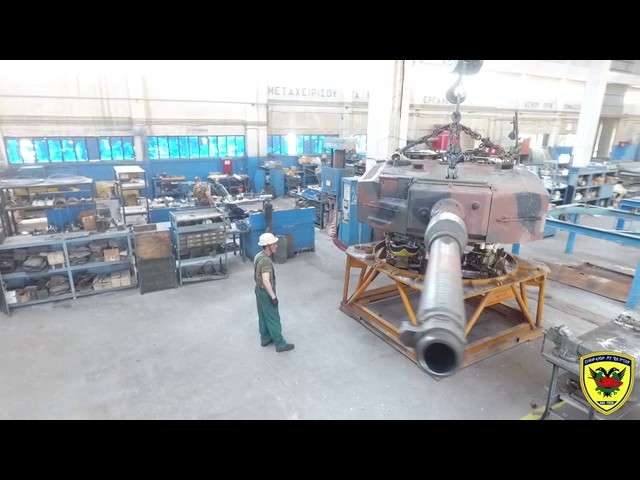 Βίντεο από το εργοστάσιο που τα άρματα μάχης του ΣΞ εκσυγχρονίζονται