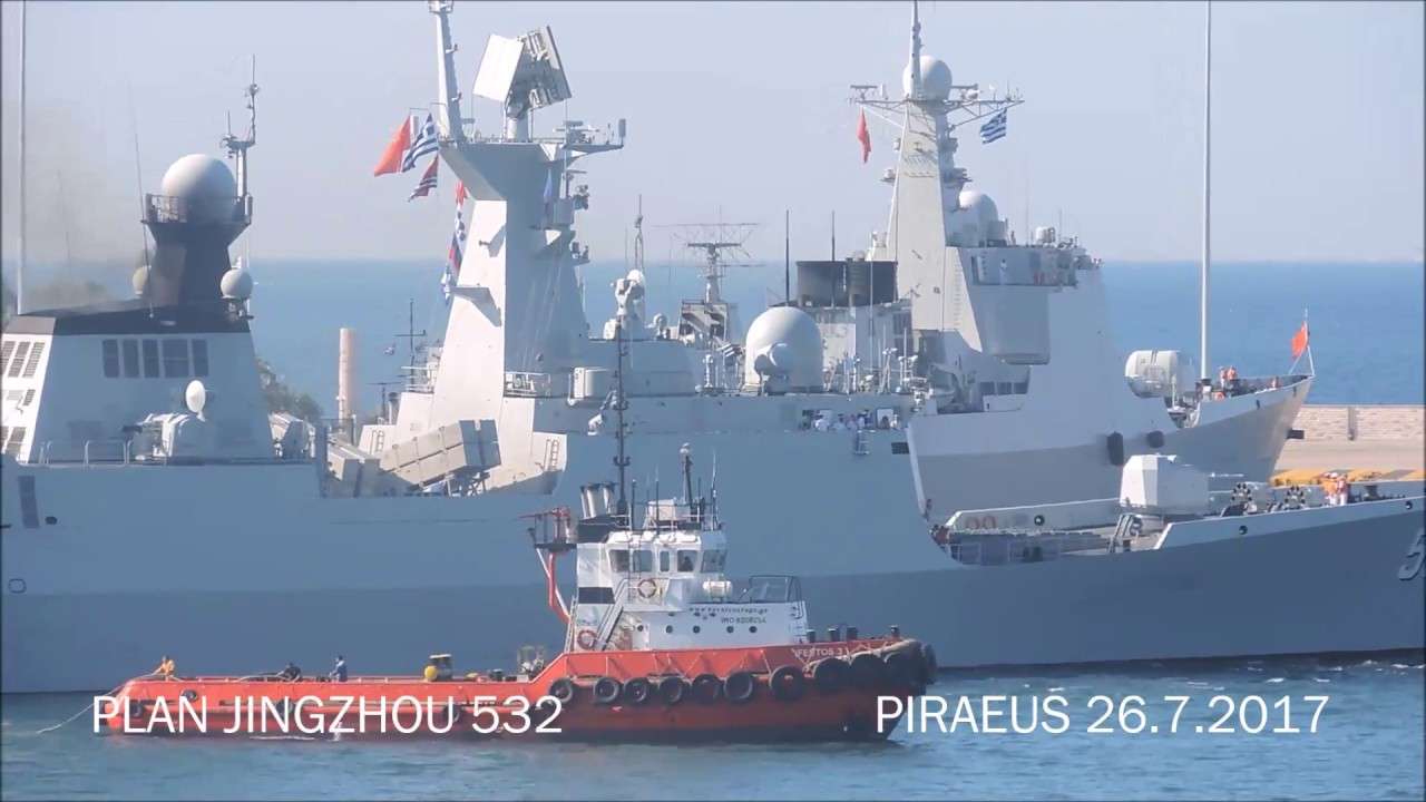 Απέπλευσαν τα πολεμικά πλοία της Κίνας από τον Πειραιά-ΒΙΝΤΕΟ