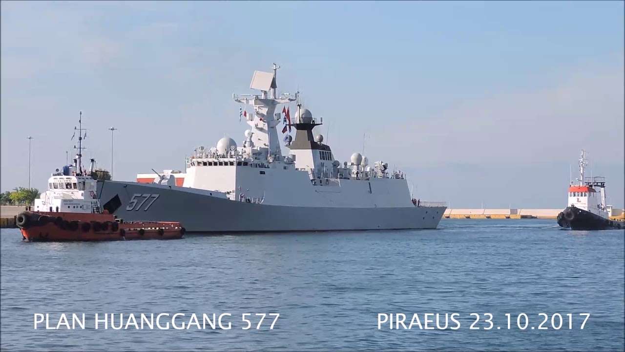Πολεμικά πλοία της Κίνας στον Πειραιά-Βίντεο