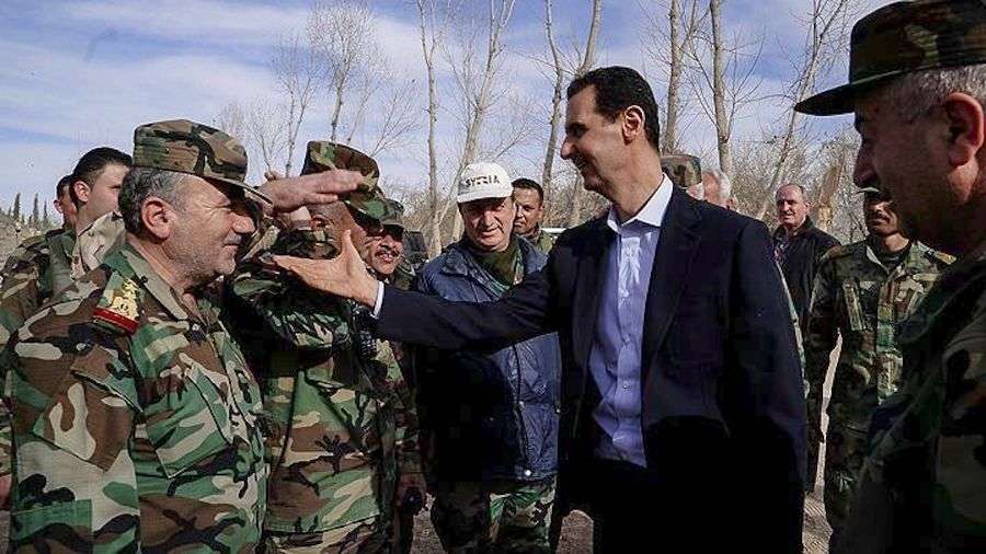 Επίδειξη νίκης από τον Άσαντ! Που εμφανίστηκε