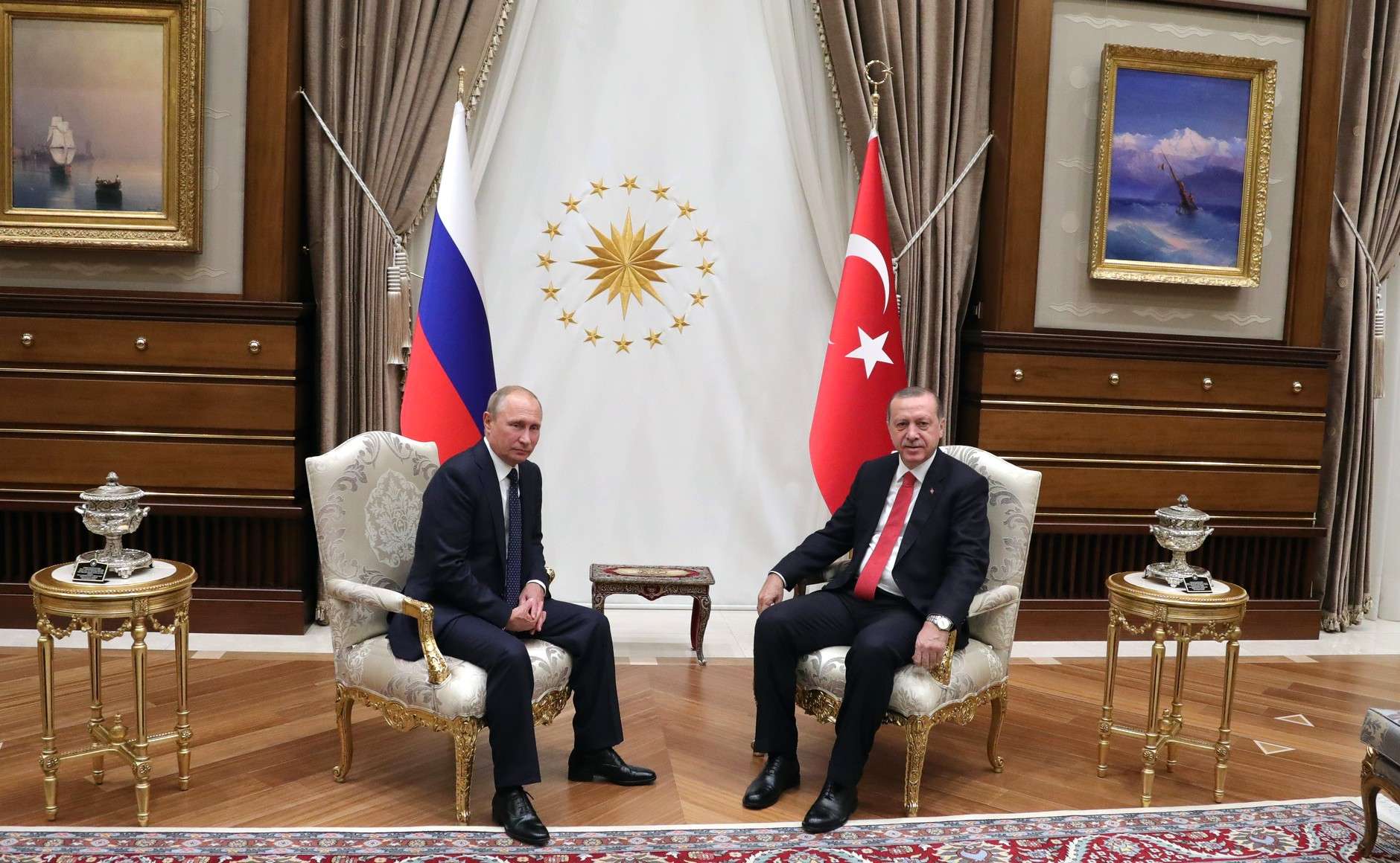 Συγχαρίκια Ερντογάν στον Πούτιν για την επανεκλογή του