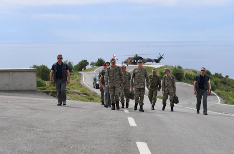 Ο Τούρκος Αρχηγός με τους διοικητές του στη Στρατιά του Αιγαίου σήμερα! Φωτογραφίες