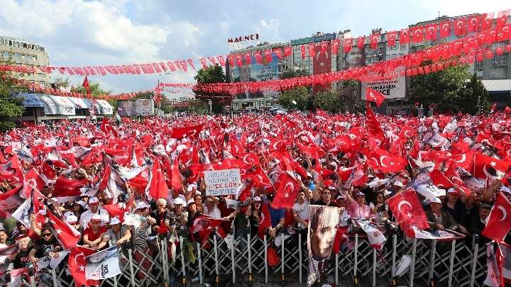 Τουρκία Εκλογές: Μεγάλη συγκέντρωση του Ιντζέ στην Άγκυρα