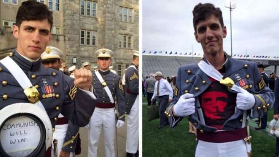Αποφοίτησε από το West Point φορώντας μπλουζάκι του Τσε Γκεβάρα! Απολύθηκε...άμεσα