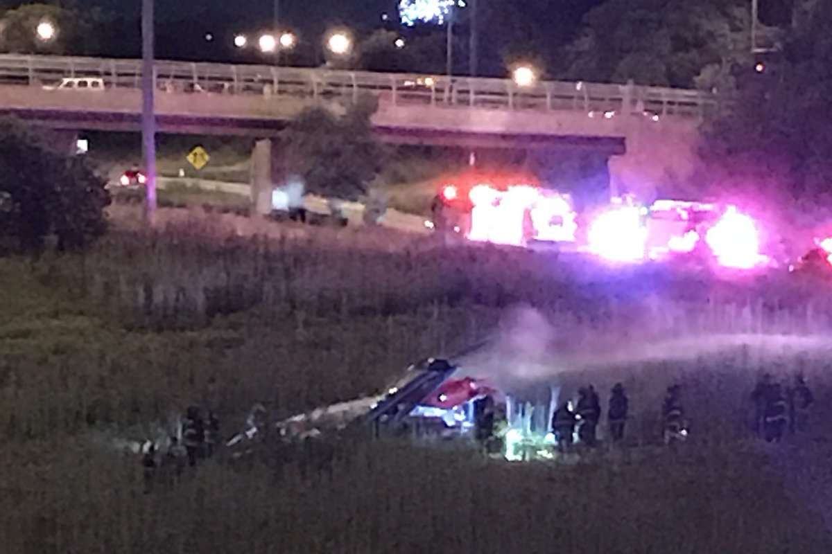 ΗΠΑ: 4 τραυματίες από τη συντριβή ελικοπτέρου σε αυτοκινητόδρομο του Σικάγο
