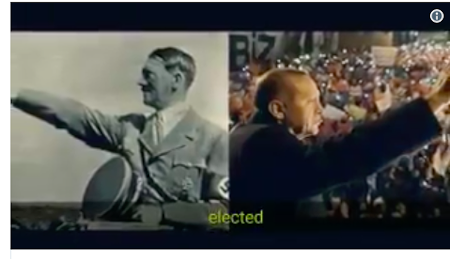 Το βίντεο που θα κάνει έξαλλο τον Ερντογάν! Η σύγκρισή του με τον Χίτλερ...