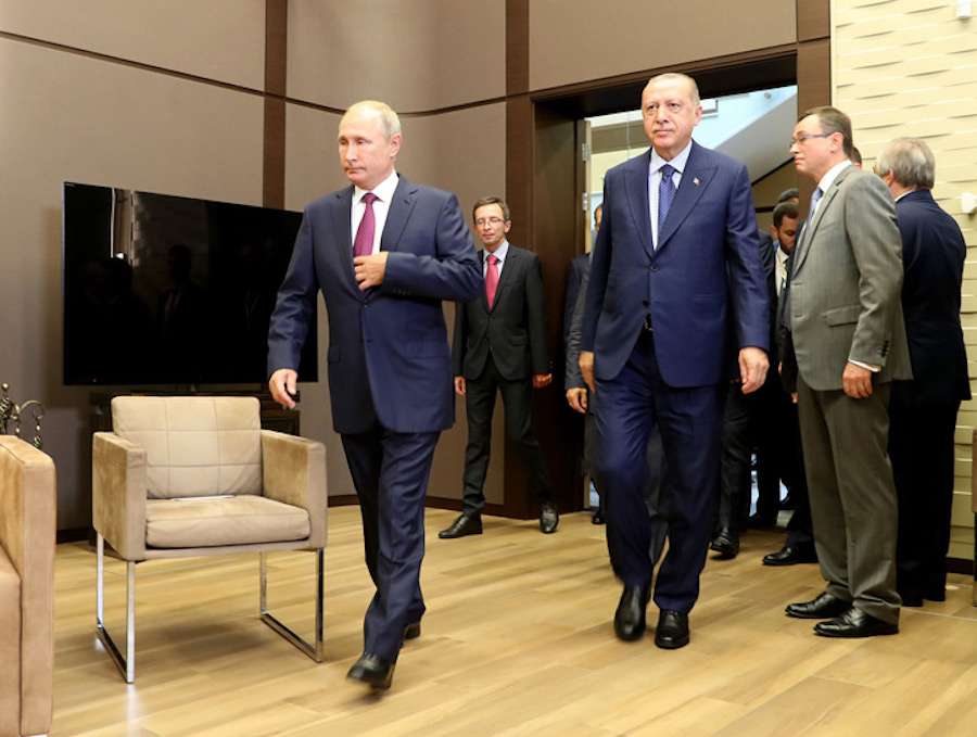 Πούτιν και Ερντογάν συμφώνησαν στη δημιουργία αποστρατικοποιημένης ζώνης στην Ιντλίμπ
