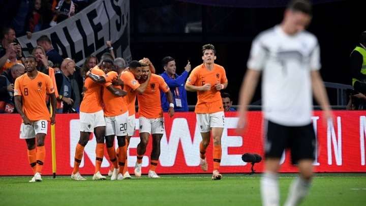 Η Ολλανδία νίκησε 3-0 την καταρρέουσα στο ποδόσφαιρο Γερμανία