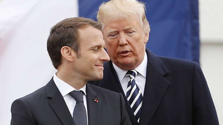 Μακρόν προς Τραμπ: Η Γαλλία είναι σύμμαχος των ΗΠΑ, όχι υποτελές κράτος