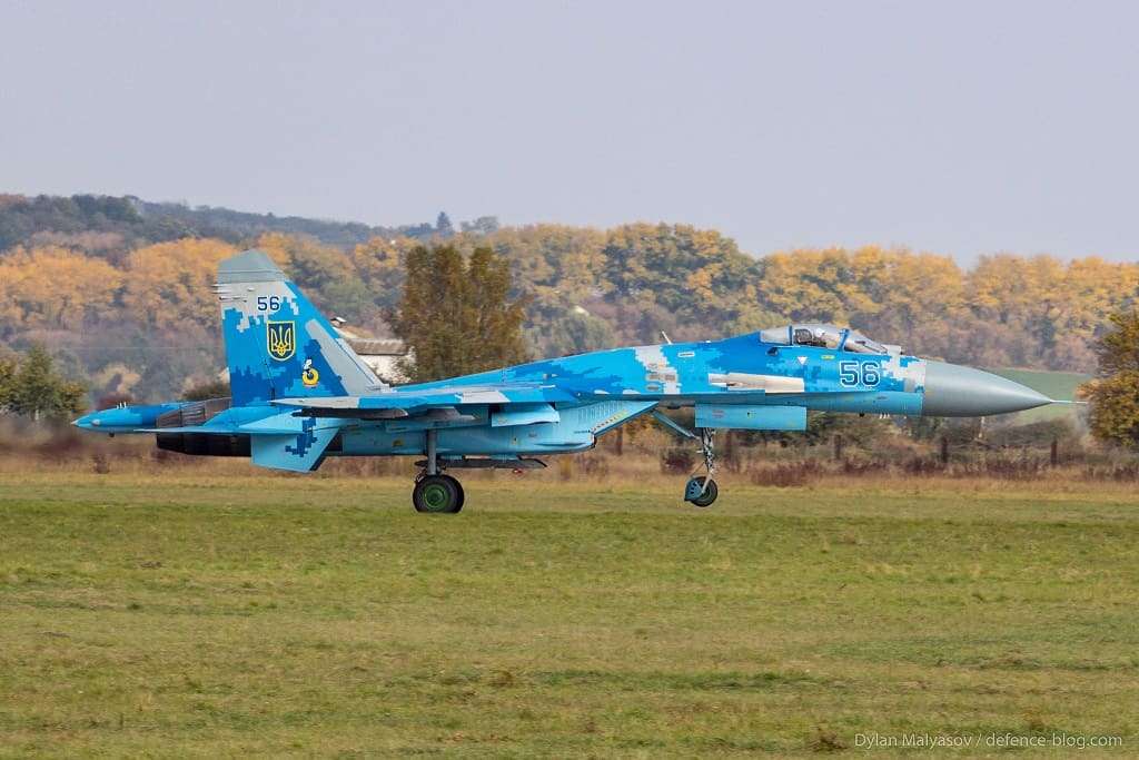 Συντριβή Su-27 στην Ουκρανία ,νεκρός ο πιλότος