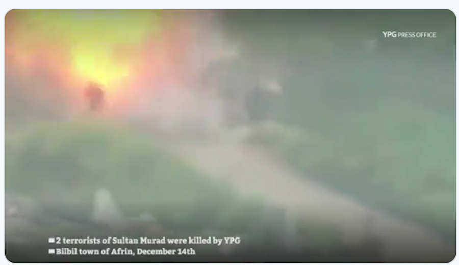 Κούρδοι του YPG τινάζουν στον αέρα τους τζιχαντιστές συμμάχους του Ερντογάν στο Αφρίν! Βίντεο