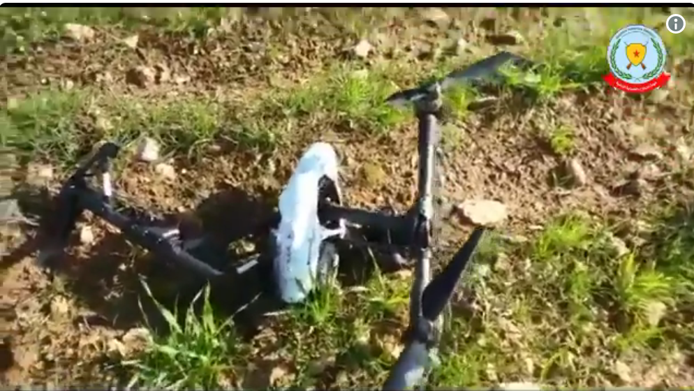 Κατάρριψη τουρκικού drone από Κούρδους - Βίντεο