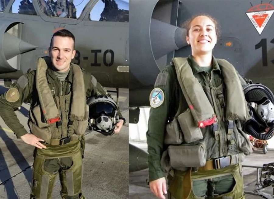 Οι νεκροί χειριστές του γαλλικού Mirage 2000, ένας άνδρας μια γυναίκα