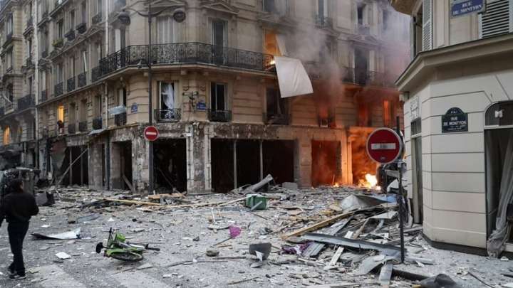 Έκρηξη από διαρροή αερίου στο Παρίσι - Πολλοί οι τραυματίες