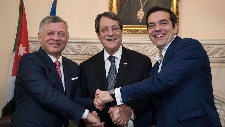 Τριμερής σύνοδος Ελλάδας-Κύπρου-Ιορδανίας