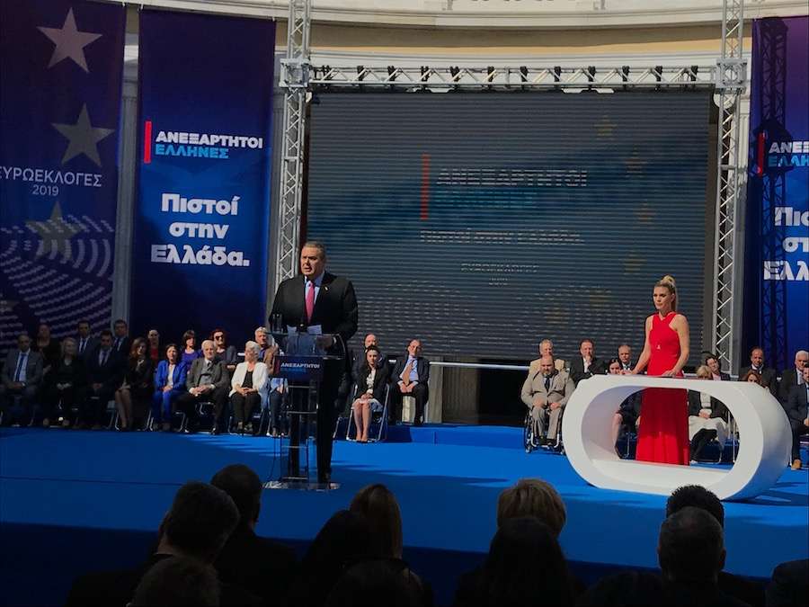 Ο Καμμένος παρουσίασε το ευρωψηφοδέλτιο - Το τηλεοπτικό σποτ των ΑΝΕΛ που θα συζητηθεί