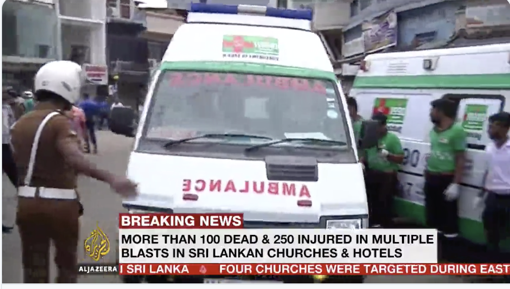 Μακελειό στη Σρι Λάνκα: 52 οι νεκροί από επιθέσεις σε Εκκλησίες και ξενοδοχεία