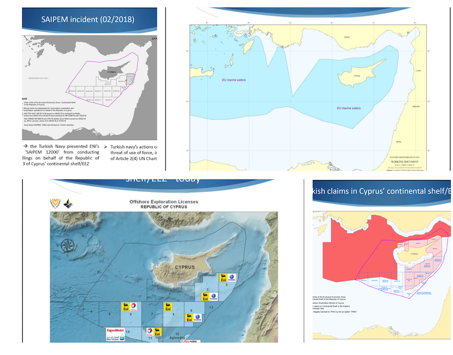 Όλοι οι χάρτες που κατέθεσε η Κύπρος στην ΕΕ ξεγυμνώνοντας κάθε 