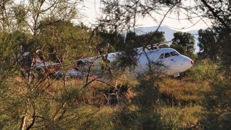 Ατύχημα με αεροσκάφος στη Νάξο κανένας τραυματισμός- Φωτογραφίες