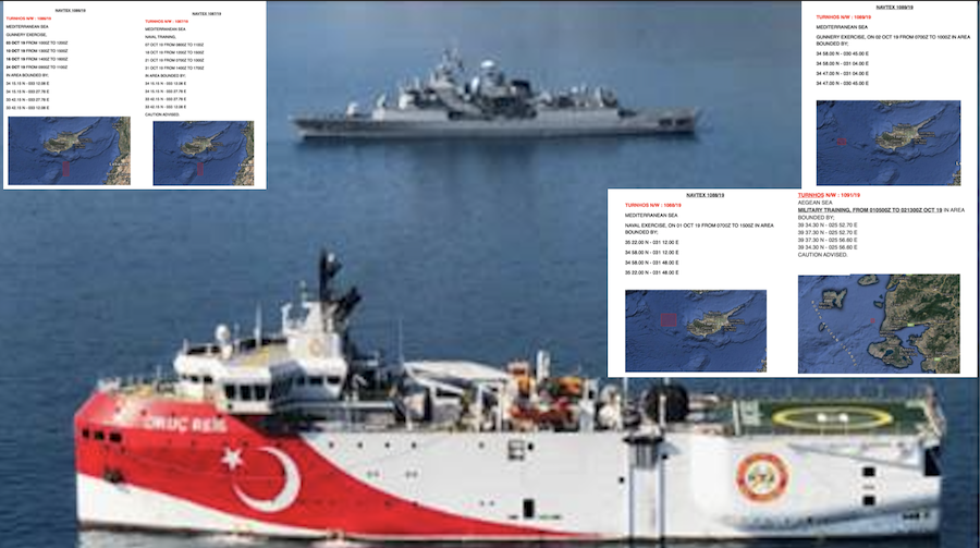 Με 5 NAVTEX απαντά η Τουρκία στο 