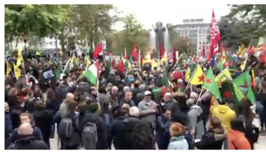 Γερμανία: 10.000 διαδήλωσαν στην Κολωνία υπέρ των Κούρδων