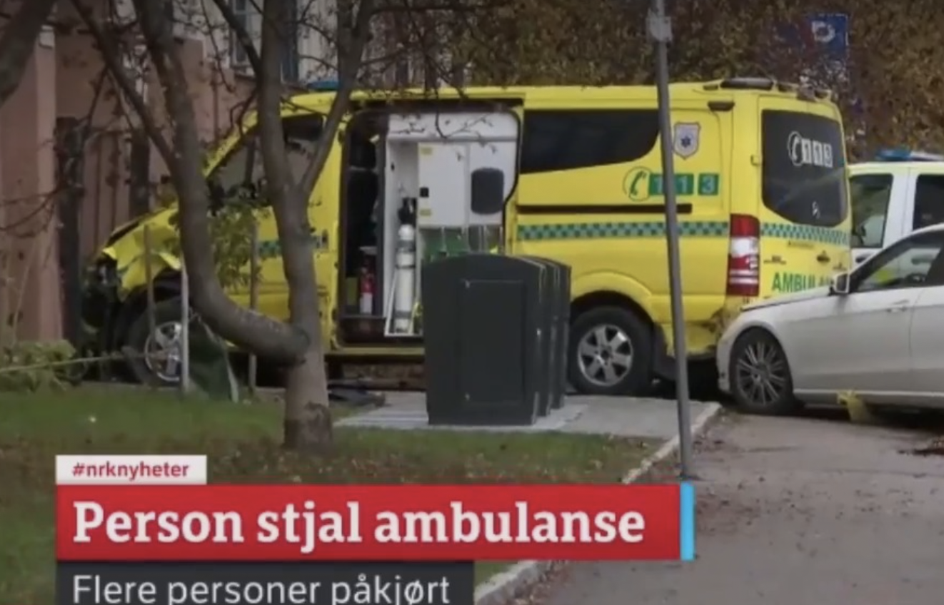 Νορβηγία: Τραυματίες από την επίθεση ένοπλου που έριξε ασθενοφόρο σε πλήθος κόσμου