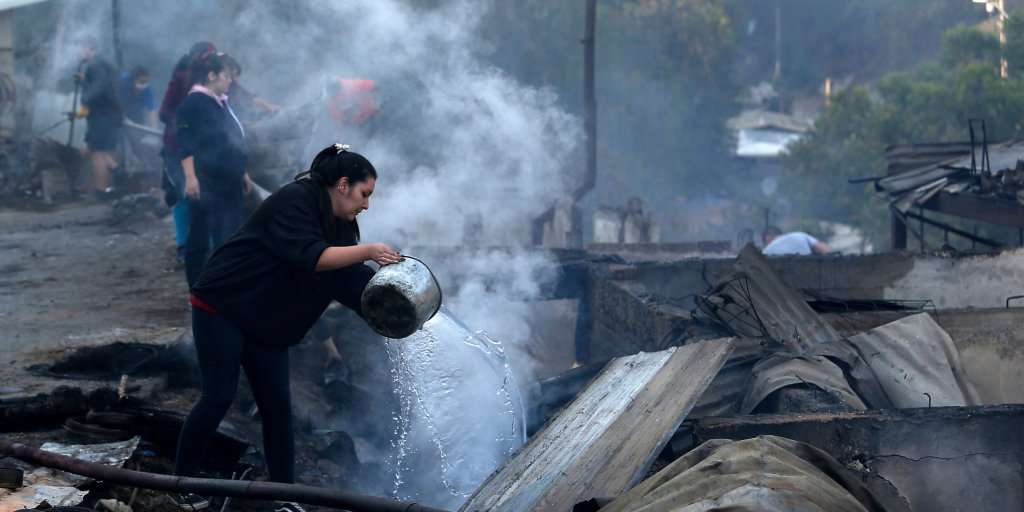 Χιλή: Η πυρκαγιά στο Βαλπαραΐσο κατέστρεψε 245 σπίτια