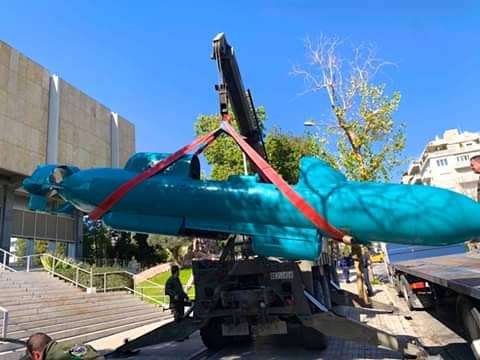 Υποβρύχιο όχημα της Διοίκησης Υποβρυχίων Καταστροφών στο Πολεμικό Μουσείο