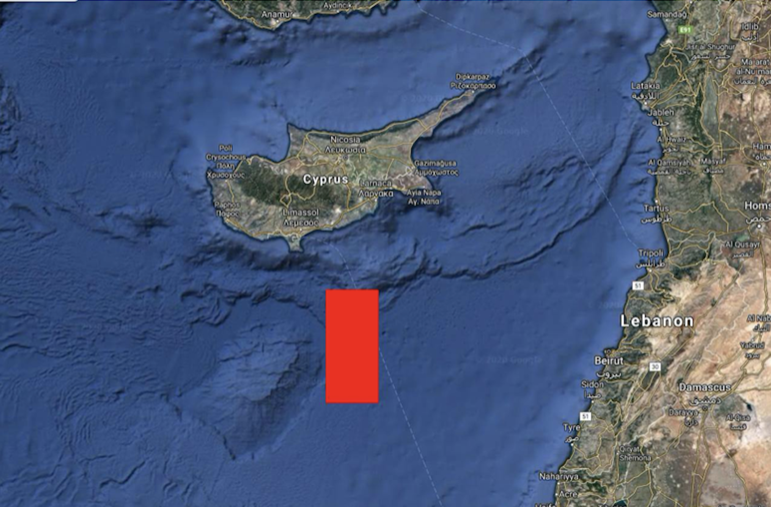 Τουρκικές NAVTEX νότια της Κύπρου