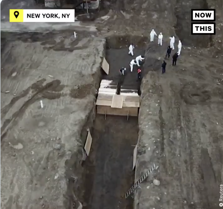 Βίντεο με ομαδικούς τάφους στη Νέα Υόρκη!