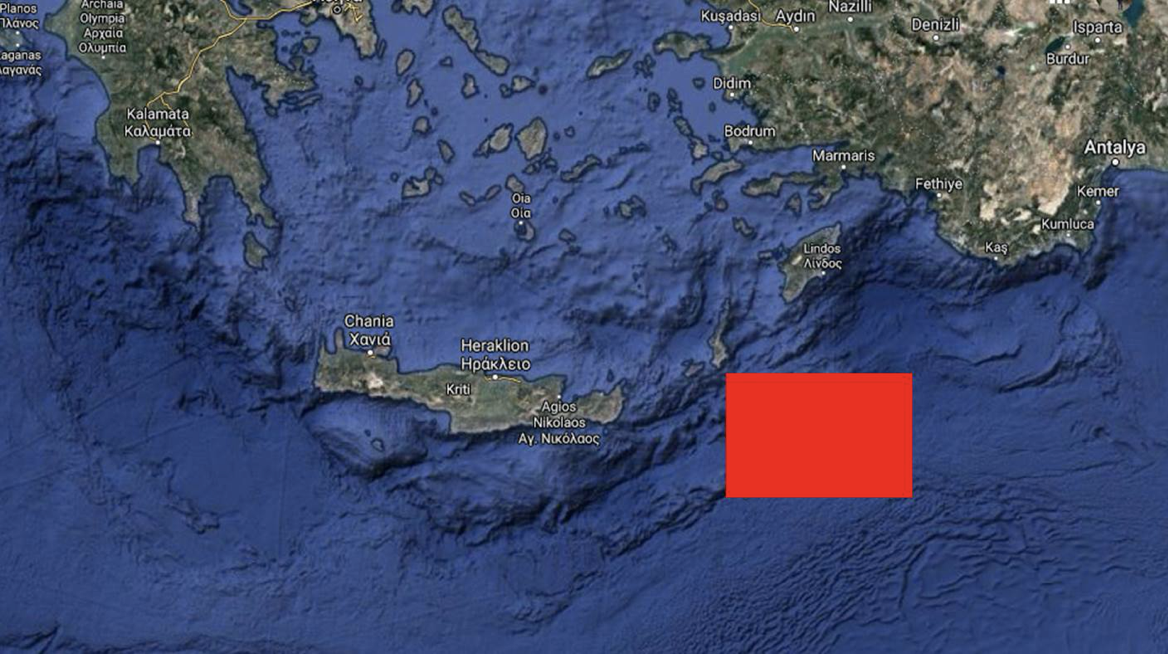 Τουρκική NAVTEX ανατολικά της Κρήτης, εντός του 