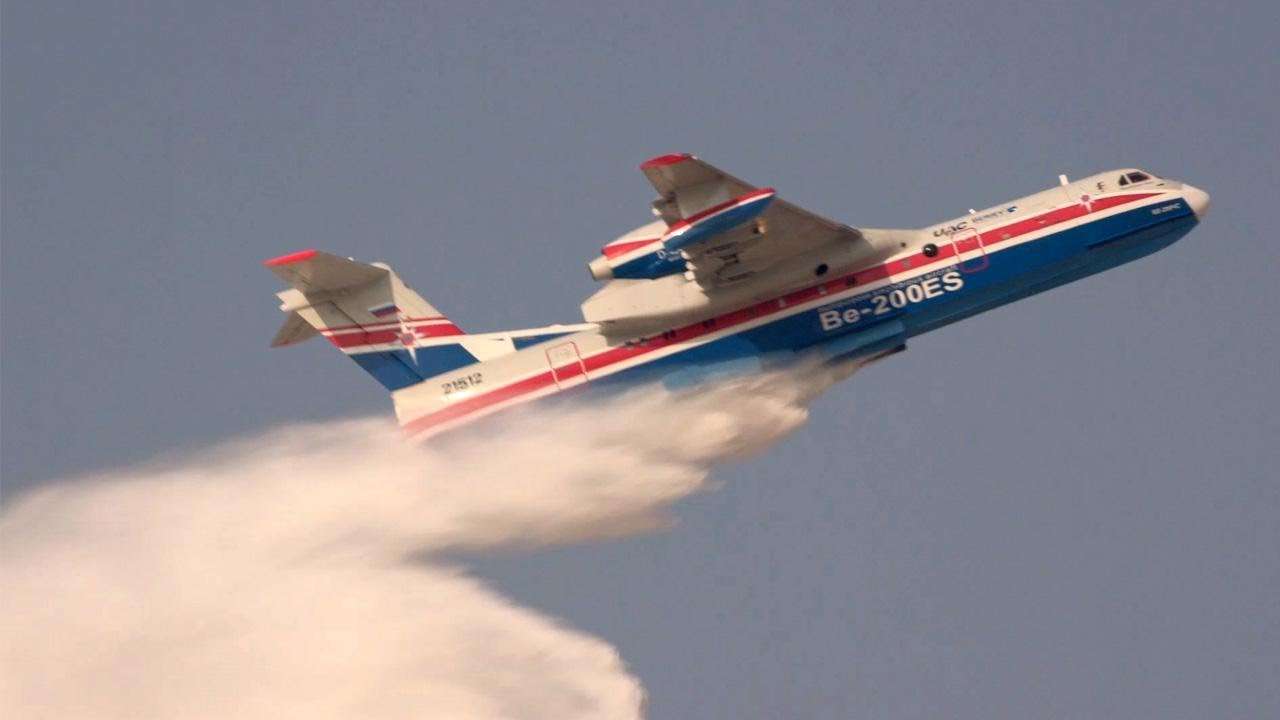 Η Ρωσία έστειλε δύο πυροσβεστικά αεροσκάφη Be-200ES στην Τουρκία