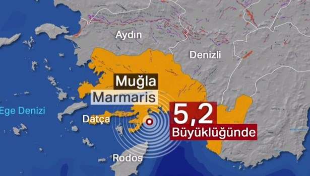 Σεισμός 5,4 Ρίχτερ στα τουρκικά μικρασιατικά παράλια